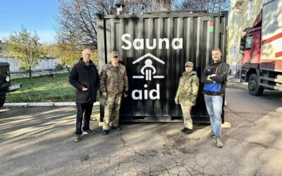 Sauna Aid Container Sauna Enters Ukraine